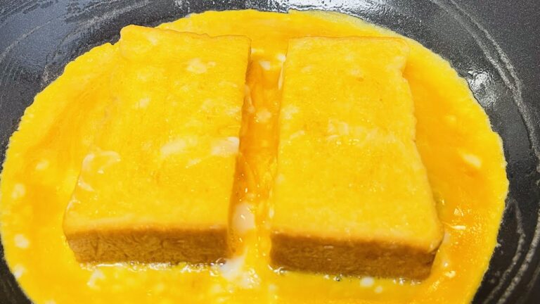 【めちゃ簡単！朝ごはんにぴったり】大人気のワンパントースト！One pan toast