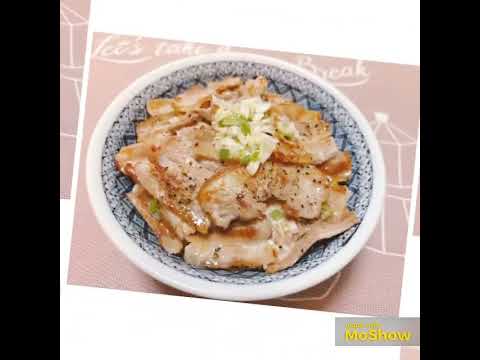 ネギ塩豚カルビ丼ランチ