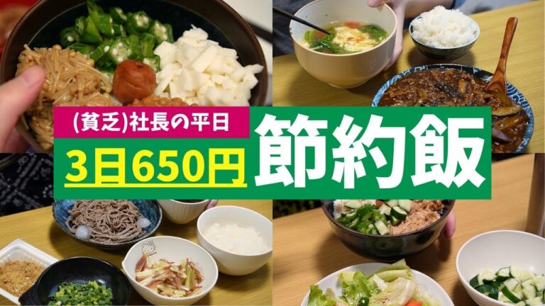 🍳貧乏社長の節約飯: 暑い季節に食べたい！さっぱり&ピリ辛飯【辛味大根薬味そば/麻婆茄子/ネバなめ茸丼】平日ルーティン