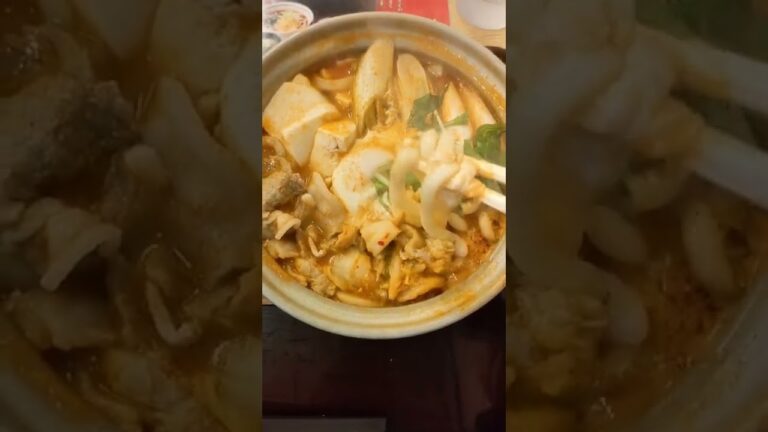 山田うどん食堂「豚キムチのピリ辛鍋焼きうどん」食う48歳中年男 2022年11月16日から新メニュー