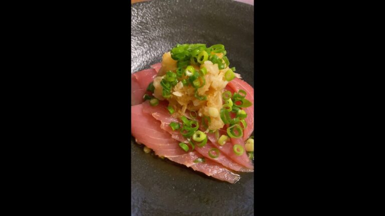 本気で痩せたきゃこれ食っとけ【マグロのおろしポン酢和え】#Shorts