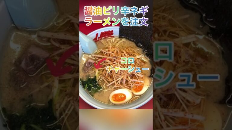 【ラーメン山岡家】【紹介】山岡家の醤油ピリ辛ネギラーメンは伝統ある味わいで、ピリ辛ネギのアクセントが美味しく、チャーシュー丼も伝統の煮ダレが絶品！どちらも満足できる一杯でした【岐阜 ラーメン】