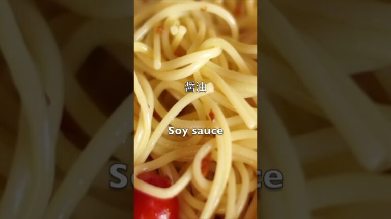 水茄子の糠漬けでの和風パスタ#Shorts