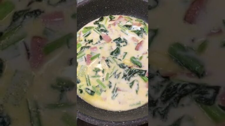 【簡単おつまみ】小松菜とベーコンのクリームパスタ　 #shorts  #ショート