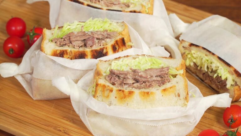 【井上かなえ】自家製コンビーフでトーストサンド