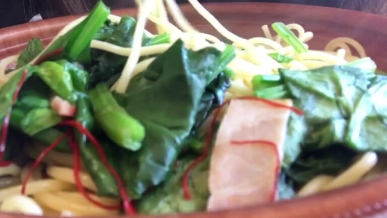 【セブンイレブン】ほうれん草ベーコンの和風パスタ