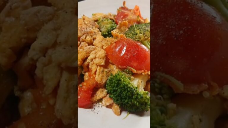 たまごとトマトとブロッコリーのオイスター炒め #shorts