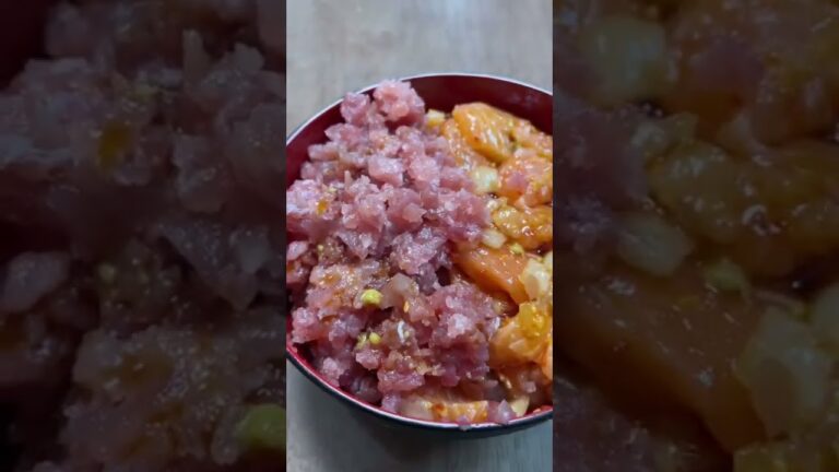 【コストコ】ハワイアンサーモンポキ&まぐろたたき丼#shorts