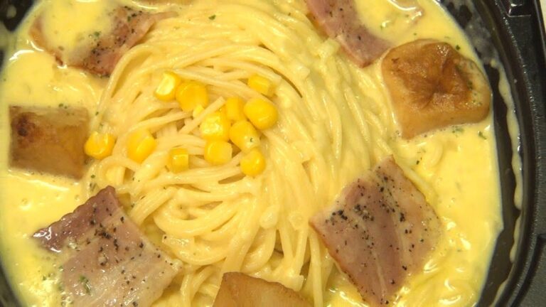 【セブンイレブン】ポテトとベーコンのクリームパスタ　＃95