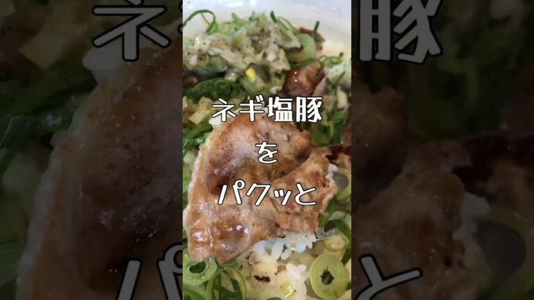 【松屋】松屋でお腹いっぱい食べてきた#松屋#牛丼チェーン#ネギ塩豚焼肉丼