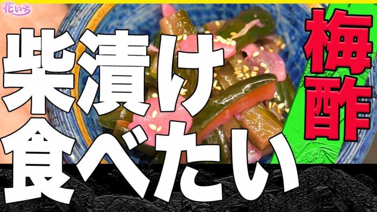 保存版【柴漬けレシピ】簡単に本格柴漬けを作るコツ！あのフレーズの柴漬け食べたい！言ってしまうキュウリの柴漬け！