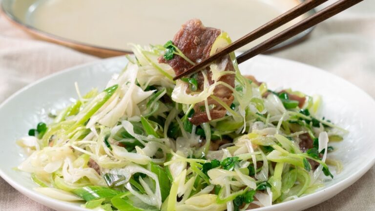 今夜はごちそう！塩豚のねぎまみれ