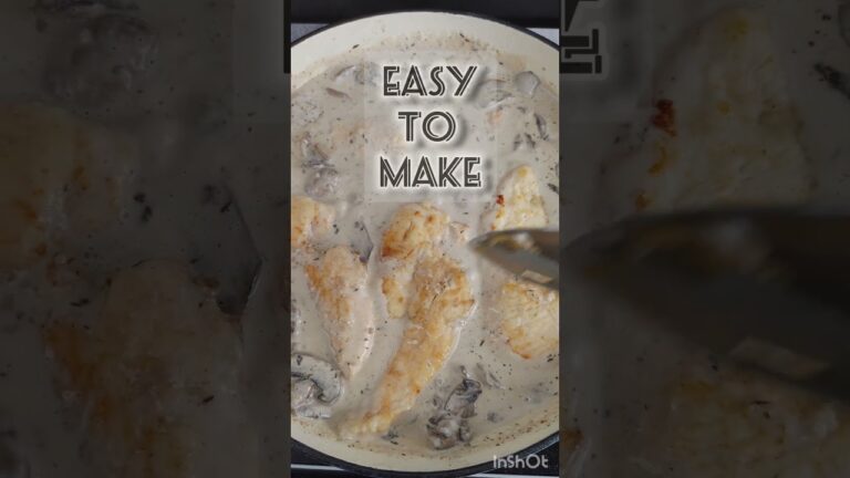 30-Minute Asiago Mushroom Chicken Breast: Irresistible Dinner in No Time! #recipe #foryou #chicken