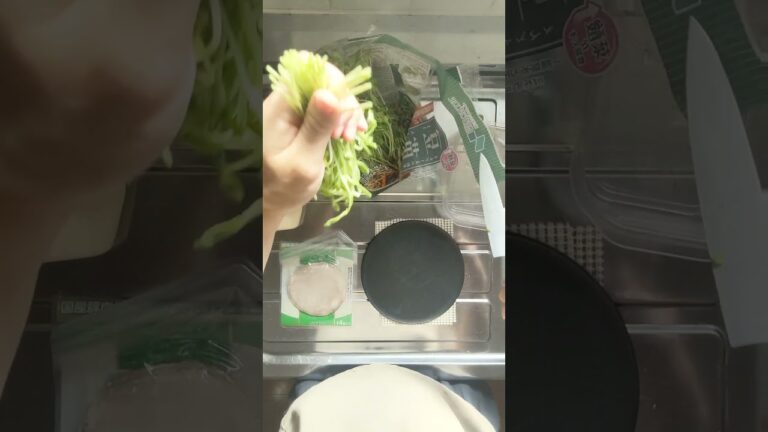 まぜるだけ！豆苗とハムのおつまみ #short