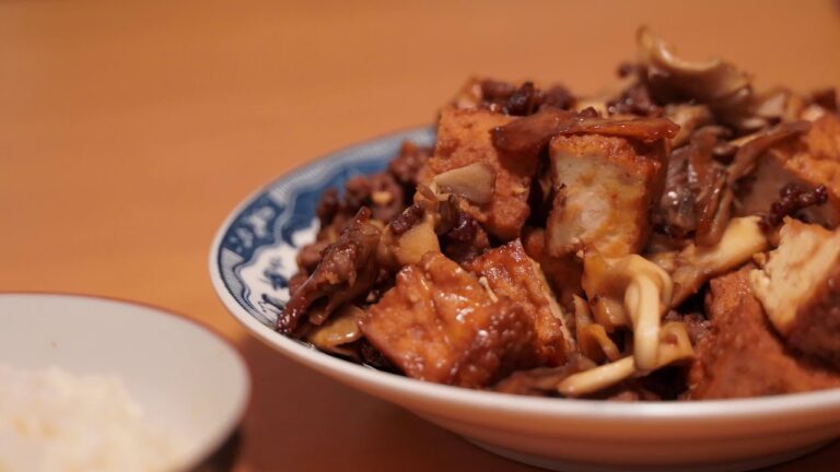 【共働き料理#1】厚揚げとひき肉の味噌炒め｜Vlog