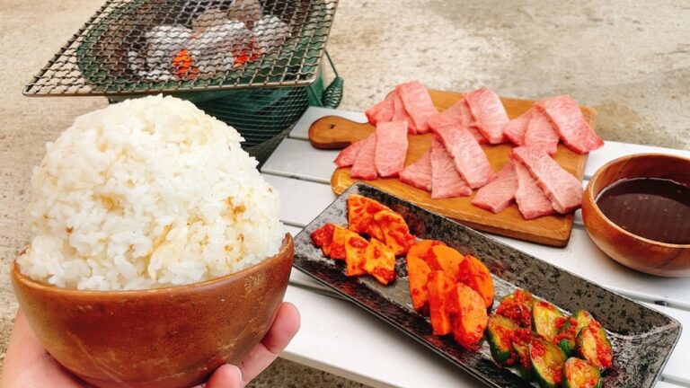 無限白米スタート‼手作り根菜キムチと炭火焼き肉‼