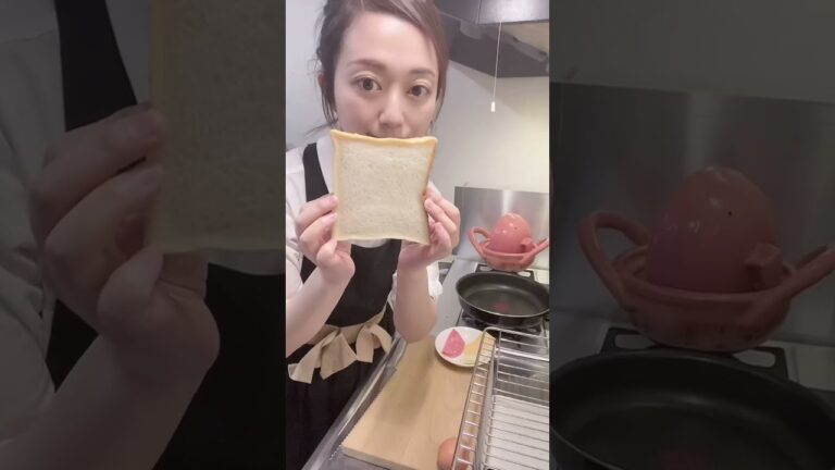チーズがとろ〜り！ワンパントースト作ってみた♪#shorts