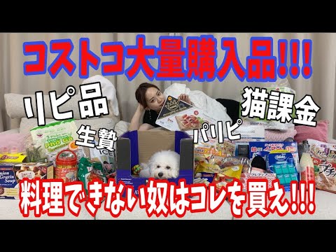 【大量コストコ購入品】料理できないやつはコレを買え!!!〜リピ品・猫課金・生贄・パリピからのお野菜クイズ〜