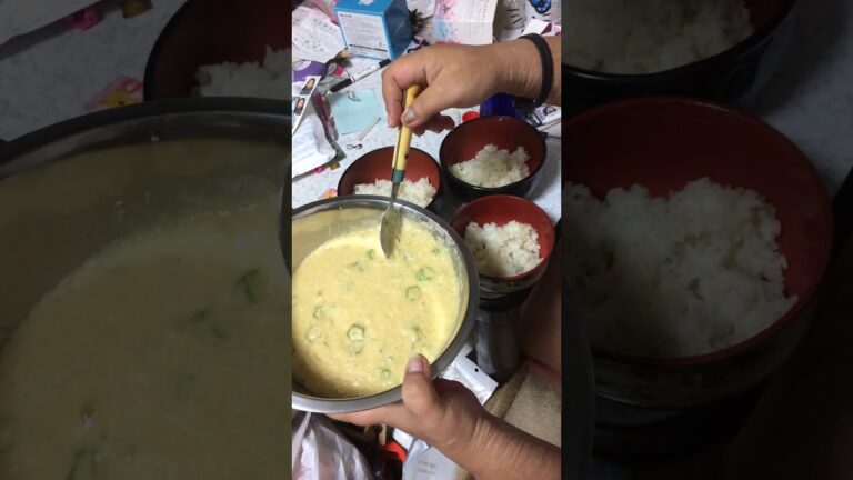 ネバネバ丼、出来上がり