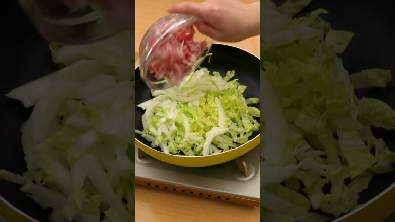 【昼食に】すき焼き風豚丼の作り方 #Shorts