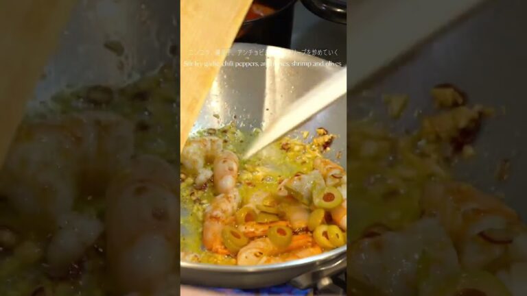 【激うま】海老のアラビアータ #cooking #簡単レシピ #dinner #arrabbiata #asmr