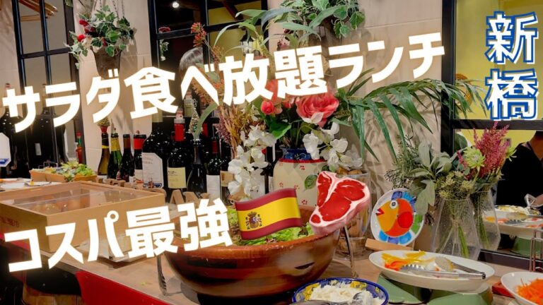 【東京/新橋】野菜食べ放題と選べるメイン😋スペイン料理屋リザランのランチが最強（女ひとりランチ）