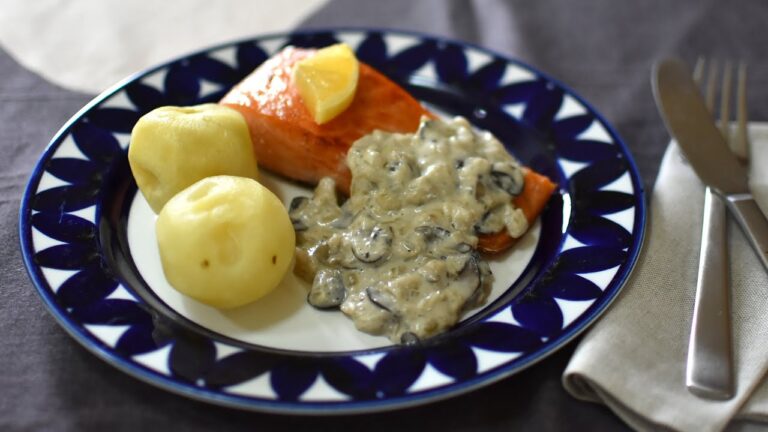 【北欧料理レシピ】フィンランドの万能きのこクリームソース Sienikatiske