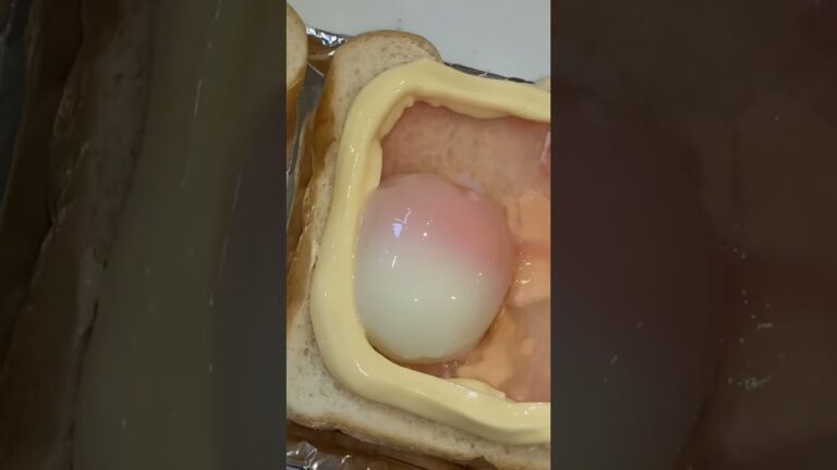 生ハム温泉たまごトースト