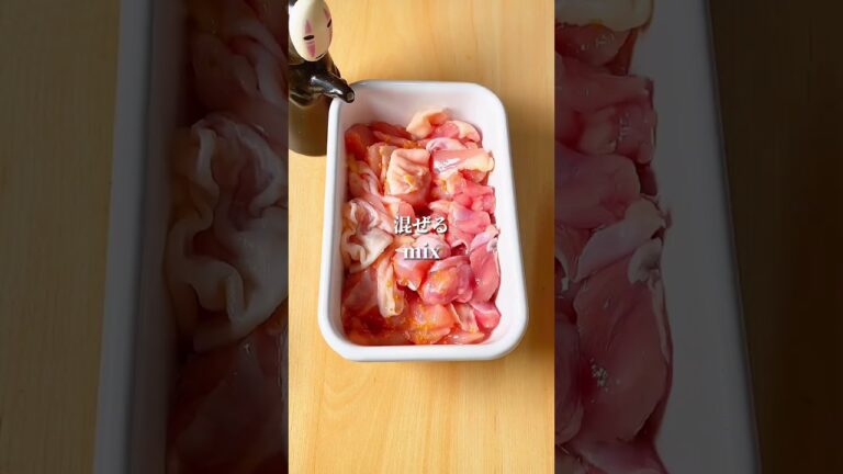 インスタとTikTokで大バズりしてる【レンチンで出来る！ネギ塩レモン鶏】#shorts #簡単レシピ