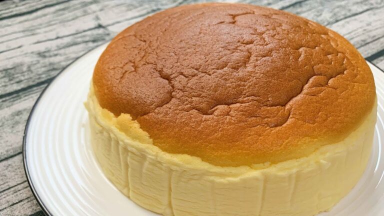 サラリーマンが休日に作るおやつ【スフレチーズケーキ】