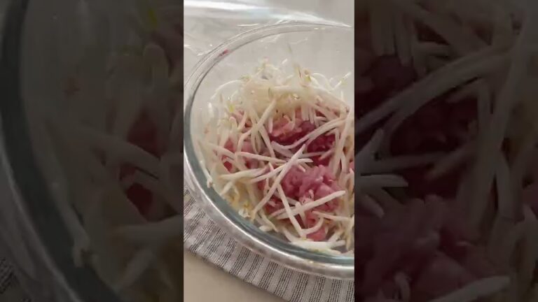 𓂃どんどん箸が伸びてくる🥢塩レモン豚もやし𓂃 #shorts