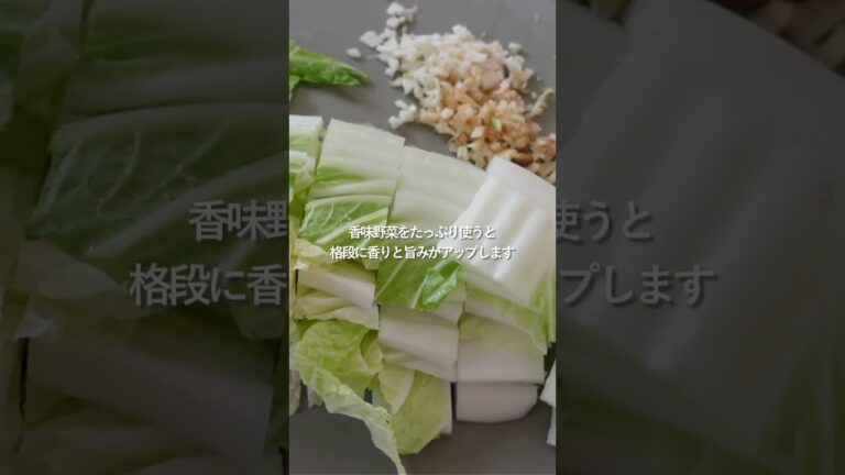 【30分献立】麻婆白菜ごはん #人気料理 #料理 #簡単レシピ#shorts