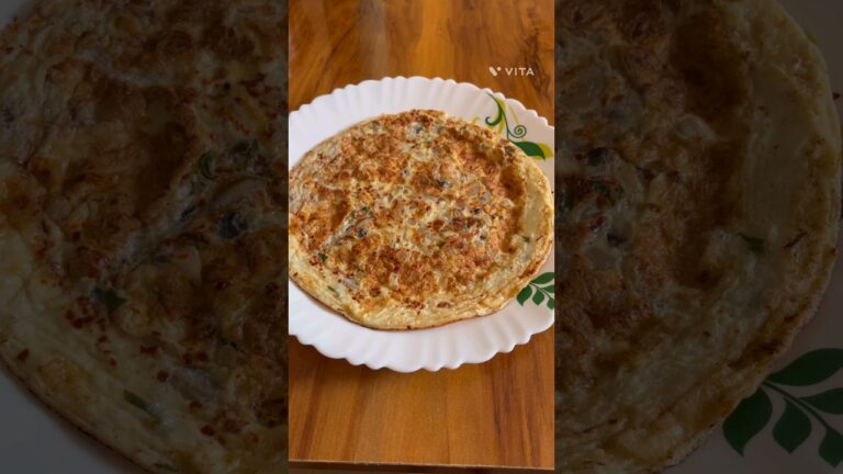 Mushroom 🍄 Omlette | Egg Recipes | #shorts