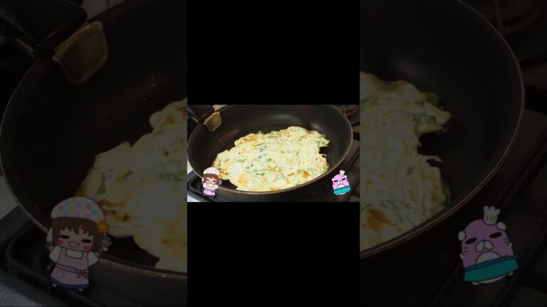 【冷凍保存】お弁当用のおかず作ってみた　にらのチヂミ【副菜】