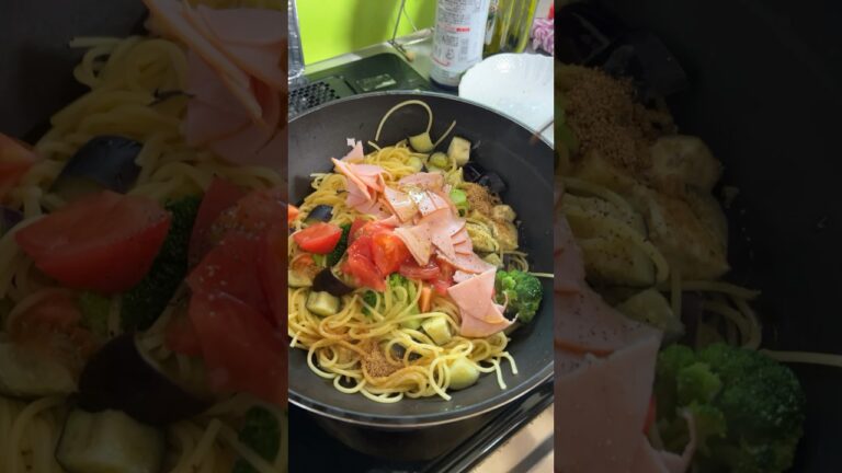 具沢山有り合わせパスタ‼️ #家庭料理 #料理 #ご飯 #パスタ