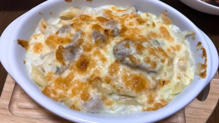 鶏肉ゴロゴロ！マカロニグラタンの作り方
