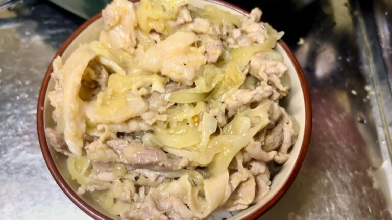 【男飯】塩豚スタミナ丼でサッパリガッツリな件