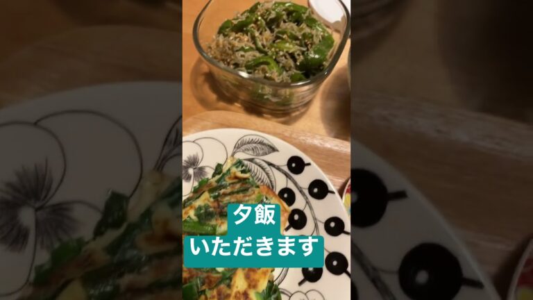 【主婦の夕飯】チヂミ/豚味噌焼き/shorts/夕飯