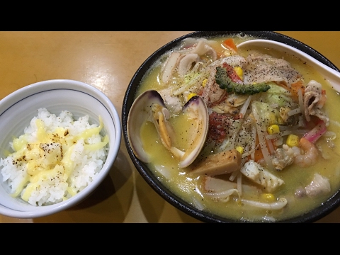 麺屋 扇 SEN 限定 夏野菜の海鮮ちゃんぽん 850円＋チーズごはん 150円 埼玉ラーメン