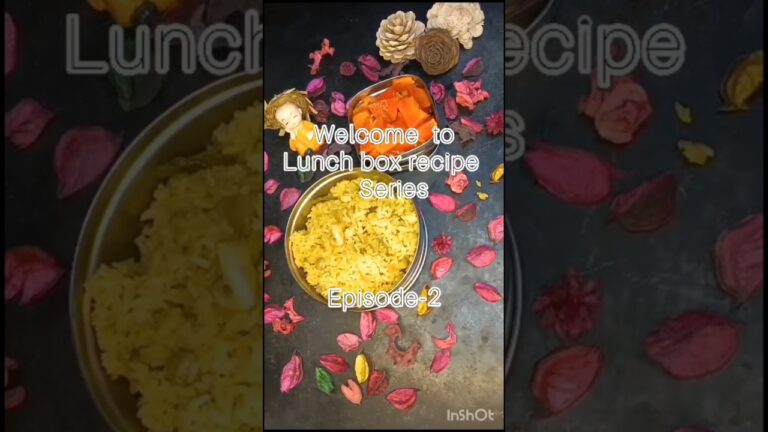lunch box recipe #Ep-2#kadaai mushroom rice recipe 😋