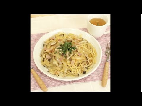 和と洋のハーモニー♪ しめじと玉ねぎの和風パスタ