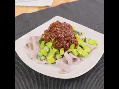 ピリ辛さっぱり！  中華風ピリ辛冷豚しゃぶ ｜ moguna[モグナ]