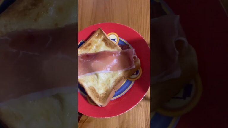 チーズマヨ生ハムトースト#食パン