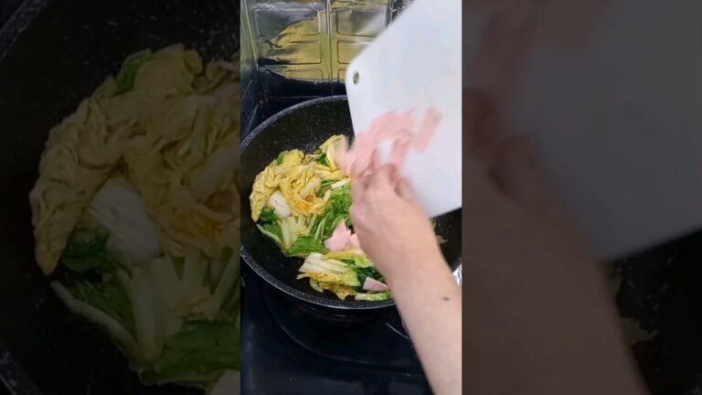 白菜の生姜炒め♪　#shorts #料理#料理動画#白菜レシピ