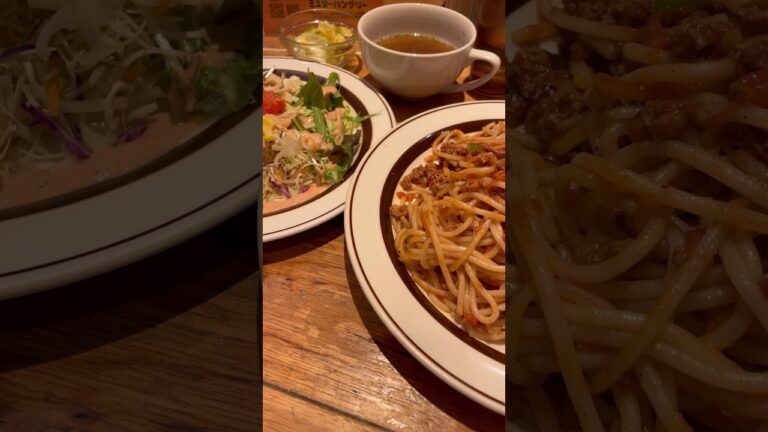 2月8日 霞ヶ関 ミスターハングリー #サラメシ #スパゲティ #ミートソースパスタ #霞ヶ関