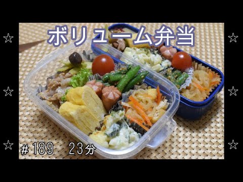 【お弁当】豚肉の中華風炒め 切り干し大根 グラタン インゲンの胡麻和え 卵焼き ウインナー【Obento】