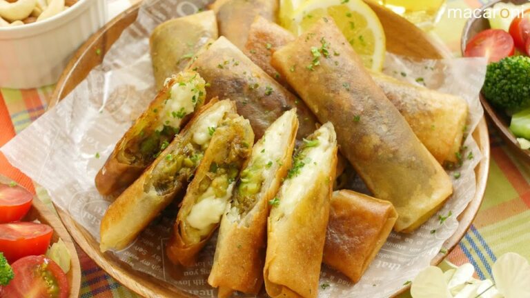 意外な出会い！ 海苔の 佃煮と アボカドの チーズ 春巻き のレシピ 作り方