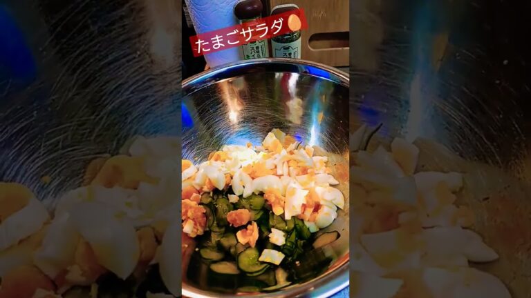 たまごサラダ🥚inきゅうり🥒をサンドイッチちも！🥪ヽ(｀▽´)/