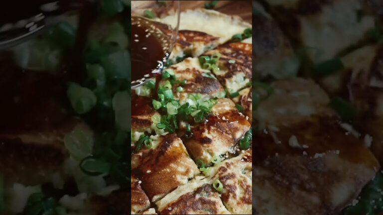 【大葉とチータラのチヂミ】レシピ
