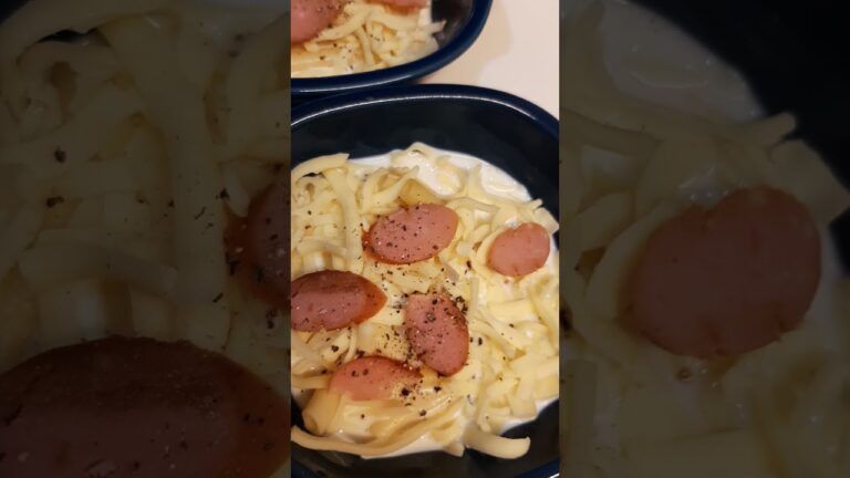 余ったパスタをグラタン化…